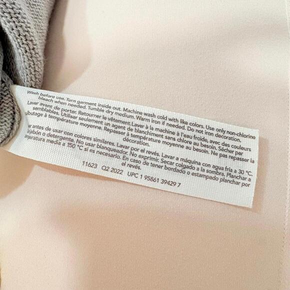 Little Planet Organic Cotton Gray Fair Isle Sweater Body Suit 6m - Picture 5 of 5